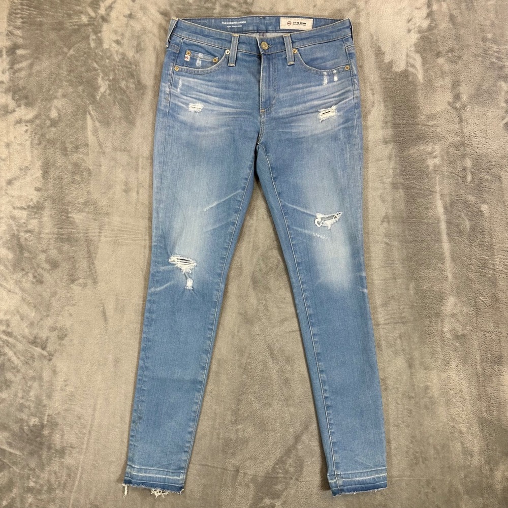 AG Adriano Goldschmied The Legging‎ Ankle Skinny Jeans Women's 26R Light Blue